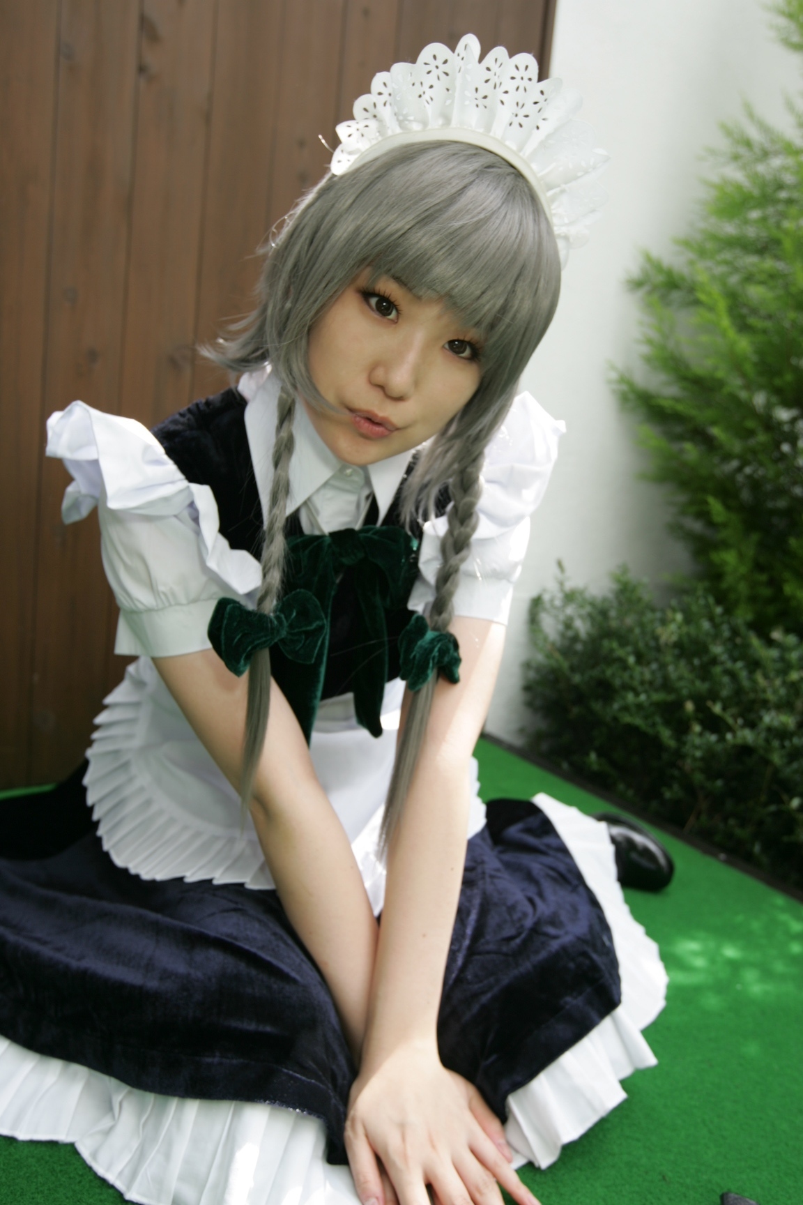 黑丝游戏美女　[Cosplay]Izayoi-Sakuya 日本超级诱惑美女图片写真